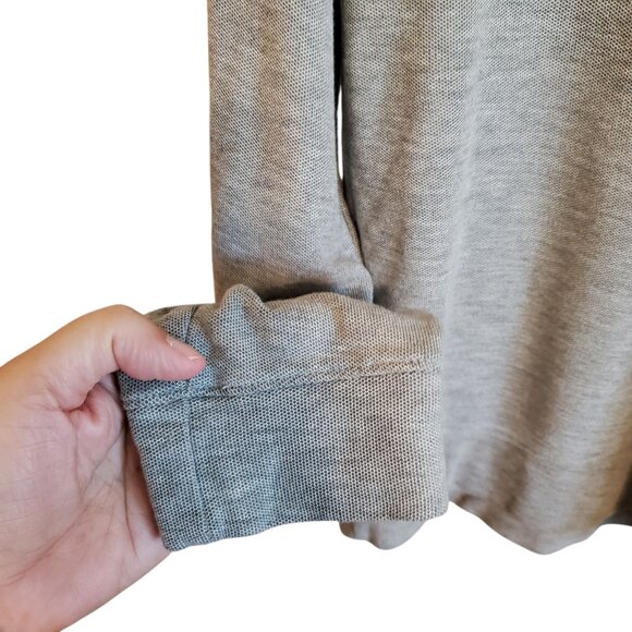 Vineyard Vines Callao/Peru Preppy Pullover Quarter Zip Light Grey XL - Picture 8 of 15